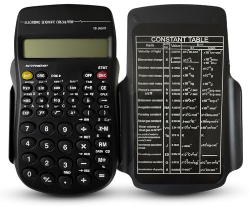 ZYBUX Multifunction Scientific Calculator for Student and Engineer, High School to Business Ready, Dual LCD Display, Keypad, Long Life Battery, Protective Case, Advanced Scientific Functions