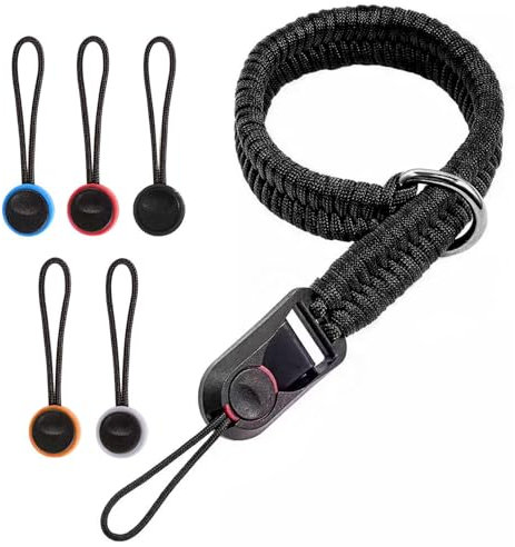 SLAXJNE 1 Correa De Mano para Cámara con 5 Hebillas De Conexión para Cámara, Correa De Cámara Ajustable, Correa De Mano para Cámara Antideslizante, Correa De Liberación Rápida para Cámara Réflex