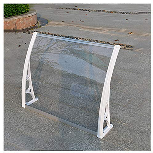 NecvDcvs Canopée Auvent, Cassette d'abri de pluies auvent de la canopée de Porte for Porche de Porte d'entrée(B,60 * 80cm)