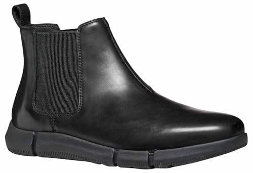 Geox Homme U Adacter M Bottines à la Cheville, Noir, 43 EU
