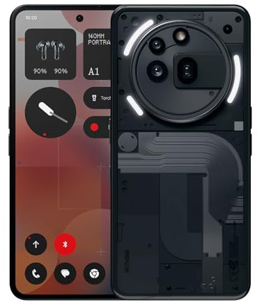 Nothing Phone (3a) Pro Smartphone 12+256GB SIM-Free - Black