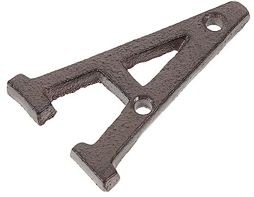 HOUDERCO Cast Iron Letter Sign House Letters for outside Wall Decor Farmhouse Decor for House Door