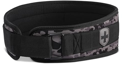 Harbinger 4.5 Foam Core Ceinture de musculation- Soutient le bas du dos lors du levage, le noyau en mousse permet une amplitude de mouvement, adapté aux hommes et femmes,L,Niveau de gris