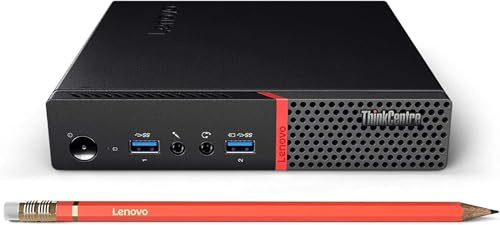 Lenovo ThinkCentre M710q Mini-PC, Intel® Core™ i5-6.Gen, 8 GB RAM, 256 GB SSD Business Office Multimedia Computer mit 24 Monaten Garantie! USB 3.0 Windows 11 Prof. 64-Bit inkl USB Stick