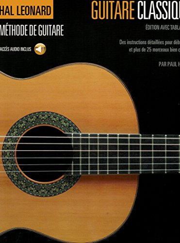 Paul Henry Méthode de Guitare Classique avec Tablature | Recueil de Chansons Livre Instruction Français pour Débutants | Apprendre Technique Guitare avec Pistes Audio | Arpèges Accords Gammes