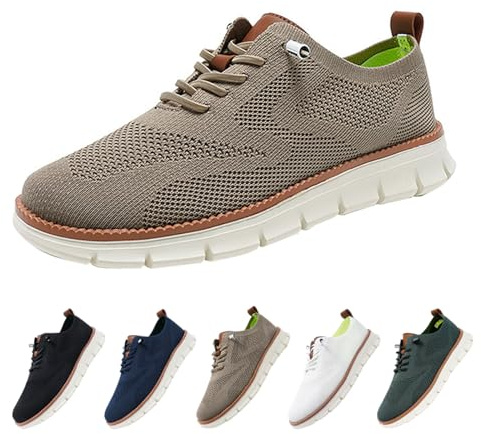 Riou Wearbreeze Zapatos Ortopédicos Urbanos Ultra Cómodos para Hombre, Breeze Urban Casuales de Malla Transpirable para Caminar