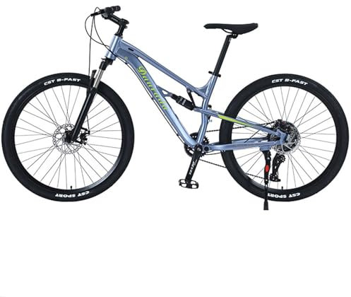 ZHMQQDL Mountainbike 27,5 Zoll Aluminiumlegierung Softtail 10 Gang Doppelstoßdämpfer Herren und Damen Rennrad A