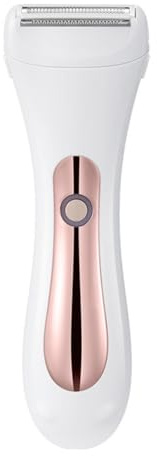 Widybord Rifinitore Bikini Elettrico 2in1 per Rasoio Elettrico Wet/Dry per La Depilazione Zona Pubica, Viso, Gambe, Bianca