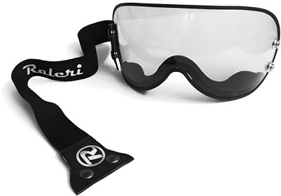 Raleri StrapSter Classic Light - Visiera Universale per Casco Café Racer e Custom con Elastico