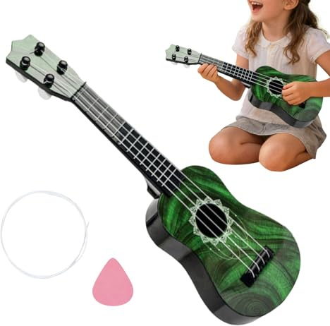 Ukelele para Niños,de 4 Cuerdas para Iniciación | Instrumento Musical Infantil - para Clases Colegio Guardería Niñas Niños Hogar Estudio