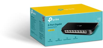 TP-LINK 8-Port Gigabit Desktop Switch - TL-SG1008D (Enterprise Computing > Network Accessories)