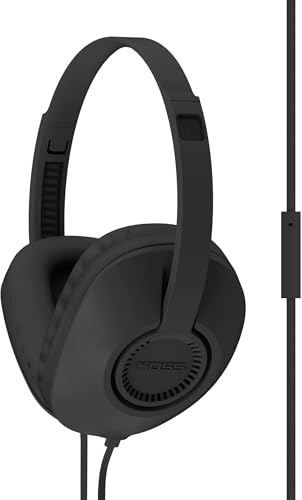 Koss UR23i Negro Supraaural Diadema auricular - Auriculares (Supraaural, Diadema, Alámbrico, 20 - 20000 Hz, 1,2 m, Negro)