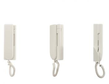 miwi Système de URMET 1131 Interphone Blanc, maison Téléphone universel, 4 + N