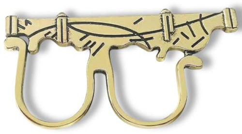 pidak Doppelfinger Cosplay Ring des Arztes Zauberer in Metalllegierung Größe 6,8 cm x 3,2 cm Shop -