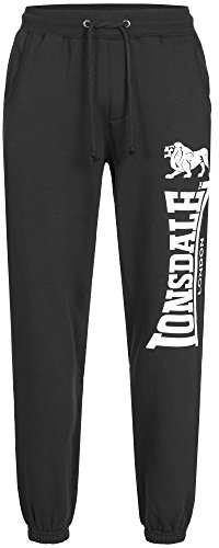 Lonsdale Herren Jogginghose schmale Passform OCKLE, Black 5XXL, 113659