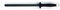 Rockingham Forge Black Ceramic Sharpening Rod with Plastic Handle, 11”, 28cm