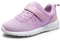 Girls Trainers Kids Athletic Shoes Toddlers Glitter Casual Lightweight Sneakers Sports Shoes Breathable Tennis Road Trail Running Shoes Purple UK9.5