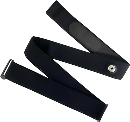 UOPMQGB 1 PC Herzfrequenzmessgerät Gurt, einstellbar elastisch (65-100 CM) für Garmin, Coospo, Magene, Wahoo, Polar H10 H9, Bryton, LIVLOV Herzfrequenzmessgeräte, 45mm von Sensor