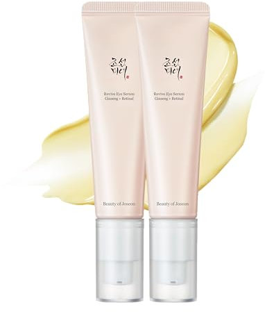 Beauty of Joseon Revive Eye Serum with Retinal Niacinamide Peptide for Face, Under Eyes, Wrinkles, Dark Circles, Moisturizer, Korean Skin Care, 30 ml, Pack of 2