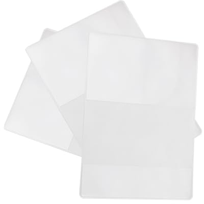 PACKOVE 5stücke Transparentes PVC Reisepassschutz Cover wasserdichte Dokumententasche Id Schutzhülle Für Reisepass Praktisches Reiseaccessoire