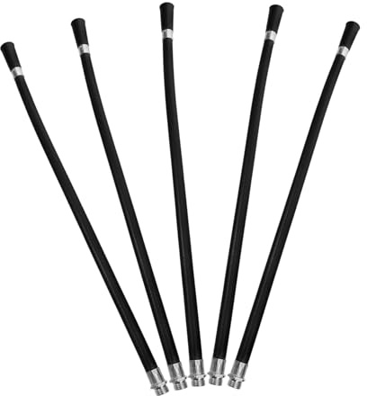 Gatuida 5pcs Nozzle and Replacement Hose Set for Extinguishers 4kg Iron Head for Safety Equipment Maintenance