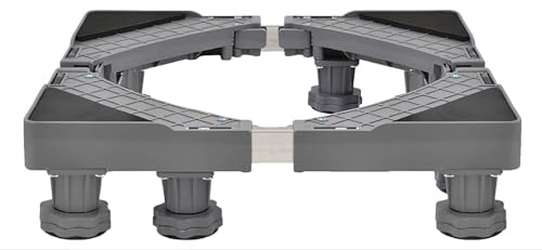 Base universale per frigorifero con 8 Piedi Regolabile mobile supporto con 42 a 60 cm lavatrice asciugatrice frigo Carico Pesante 150KG Base Antivibrazione Lavatrice Carrello Lavatrice