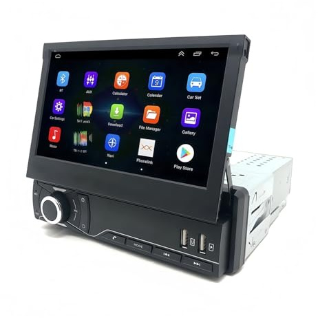 Sistema de navegación por vídeo con reproducción de Coche. para Sistema Android de vídeo para Coche con navegación GPS y Amplificador Potencia Audio para(7inch Android System)