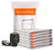 Wevac Jumbo Vacuum Storage Bag (Jumbo x 6) | Space Saver with Premium Electric Pump | Double Zip Seal | Special-Grip Clip | Ideal for Clothes, Blanket Compression and Travelling