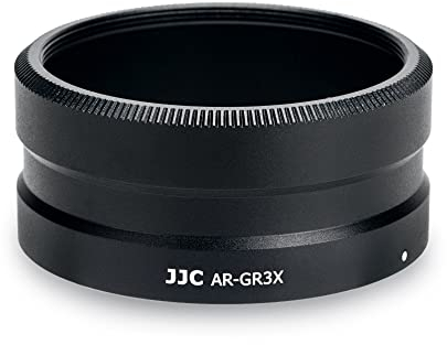 JJC Adaptador de lente GA-2 para lente de conversión RICOH GT-2 Tele en cámara RICOH GR IIIx - Sustituye al adaptador de lente RIC. GA-2, compatible con filtro de 49 mm