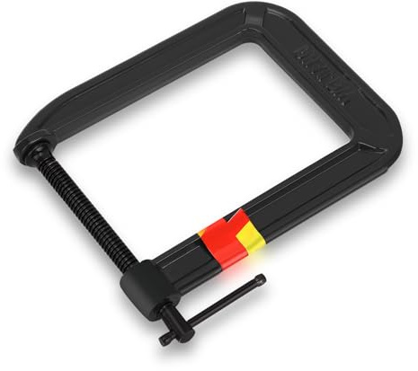 Deep Throat C Clamp Clamp Deep Steel Heavy Duty G Type Woodworking C Clamp Diy Carpentry Clamping Device(100,185Mm) (Clamping thickness 100*depth 185mm)