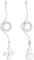PATIKIL Set di Catene Ventilatore Soffitto da 13 Pollici, 2Pz Catene Sfera con Ornamento Estensore Lampadina Decorativa Cavo Ventilatore Soffitto, Colore Argento
