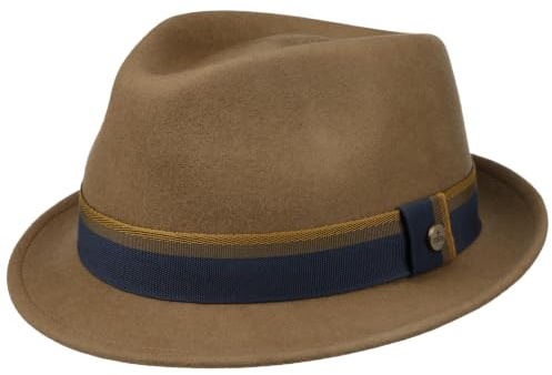 LIERYS Donmalo Cappello Trilby Feltro di Lana Tascabile Unisex Tutto l Anno