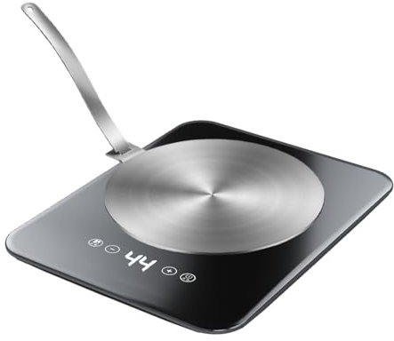 Piattello A Induzione 20cm, Adattatore per Piano Cucina a Induzione, Adattatore induzione disco convertitore per piastra di cottura a induzione, piastra di diffusione di calore in Acciaio Inox