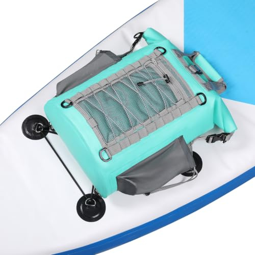 MORXPLOR Low Profile 25L Waterproof Deck Bag for Paddle Boards & Kayaks - Paddleboard Storage Roll Top Dry Bag for SUP, Surfboard, and Boating Accessories