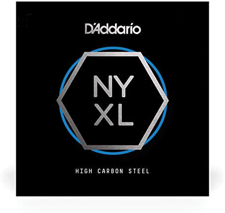D'Addario NYS013 Einzelne Gitarrensaite aus reinem Stahl, .013