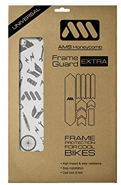 All Mountain Style Rahmenschutz Extra gegen starke Schläge – Schützt Ihr Fahrrad vor Kratzern und Beulen, JoyRide/Grau