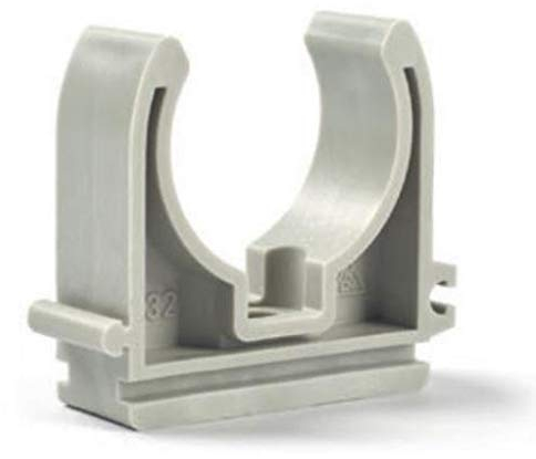 150 x Rohrclip Ø 16mm Rohrklemme Rohrhalter Clipser Rohrschelle Klemmschelle