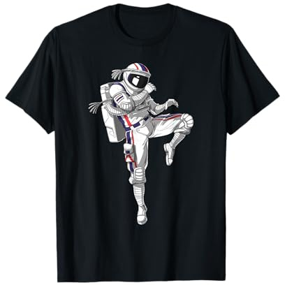 Astronaut Muay Thai Boxing Karate Kickboxing Martial Arts T-Shirt