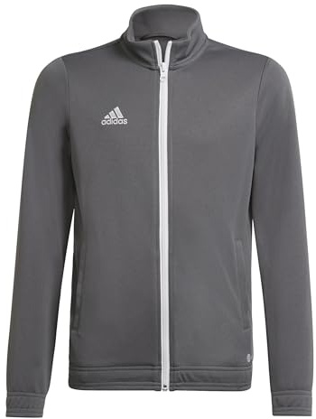 adidas Mixte enfant Entrada 22 Track Jacket, Team Grey Four, 13-14 Years