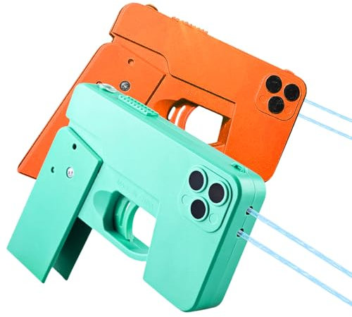 LETTERASHQP 2 Stück Wasserpistole Wasserspritzpistole Wasser Pistole Spritzpistole Wasser Wasserpistolen Wasserpistole Erwachsene Regenschirm Wasserpistole Klein