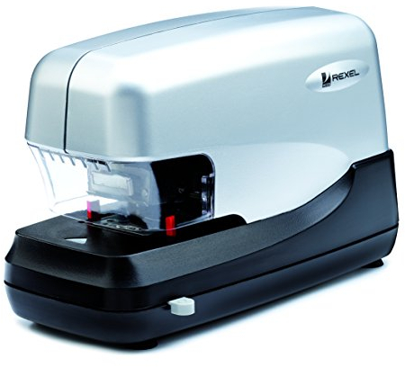 REXEL 2101198 - Grapadora eléctrica modelo STELLA 70 color plata/negro