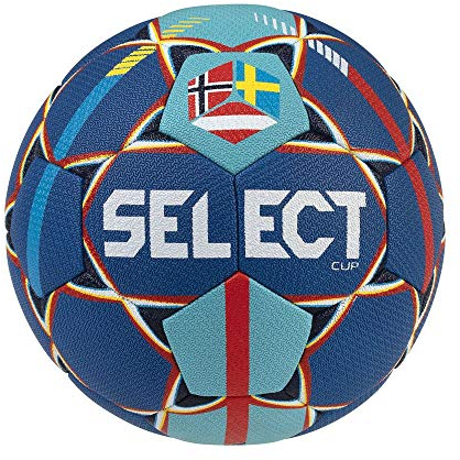 Select Unisex – Erwachsene Handball Cup, türkis/blau, 3