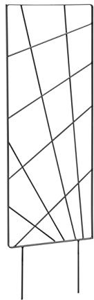 Louis Moulin Treillage Mandala 30x100 cm - Anthracite - Made in France