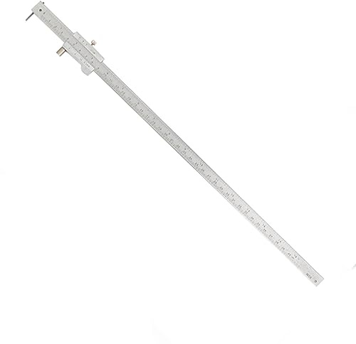 Calibro Digitale Professionale Spessimetro Calibro A Corsoio Acciaio Inox Calibri A Corsoio Con Ruote Ausiliarie Per Marcatura Conversione Simultanea Sistemi Metrici Imperiali (0-400MM 0.05mm)