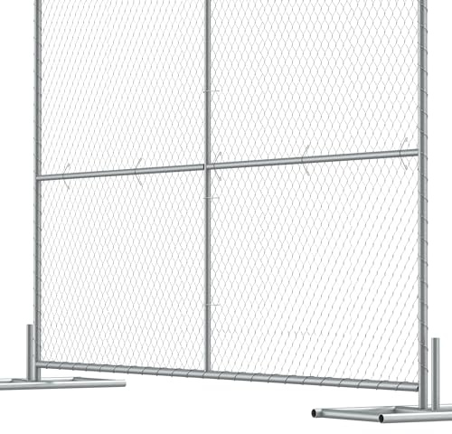 Crowd Control Warehouse Chain Link Fence Base - Sturdy Foundation for Secure Perimeters - 5 Count