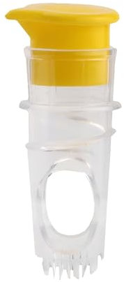 Presse-citron - 2 pièces - Presse-agrumes manuel portable - Presse-agrumes manuel avec bouchon à vis et filtre intégré - Presse-agrumes pour la cuisine