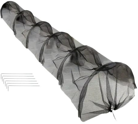 Túnel de plantación de jardín, malla de 35 g | Campana de jardín para proteger plantas de frutas y verduras | Previene la acumulación de suciedad y la intrusión de moscas