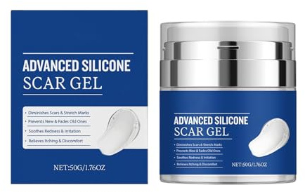 Crema Eliminadora de Cicatrices | Productos De Cuidado De La Piel Con Curación Rápida 50g | Crema Cicatrizante Con Silicona | Para Rostro Cuerpo Heridas Lesiones Estrías Granos Recuperación Diaria Noc