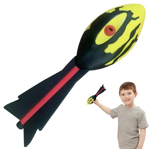 Entartay Giocattoli da Lancio Giocattolo da Lancio aerodinamico a Razzo in Schiuma PU per lanci a Lunga Distanza Giocattoli da Esterno per Bambini Stile Sportivo 2