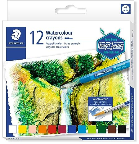 Staedtler 223 C12 pastelli acquerellabili Karat Aquarell – multicolore (confezione da 12)